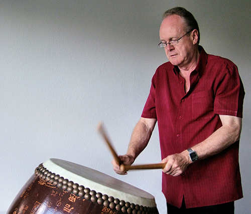 James Asher drumming