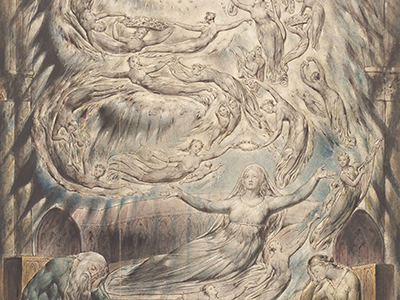 William Blake - Queen Katherine’s Dream (c. 1825)